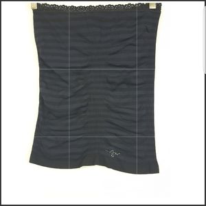 Guess Jeans Purple Striped Ruched Tube Top M/L